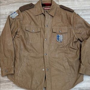 Craftsman plaid fleece llined utility Jacket size large men